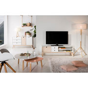 Foto de Mueble para Tv Alterego Kiara Aquila blanco/madera 