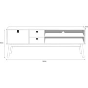 Foto de Mueble para Tv Alterego Kiara Aquila blanco/madera 