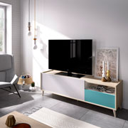 Foto de Mueble Para Tv Alterego Nova Arlequin K5728665 Multicolor 