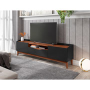Foto de Mueble P/Tv Alterego Ravena Harek 11065570 Negro/Nogal 