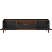 Foto de Mueble P/Tv Alterego Ravena Harek 11065570 Negro/Nogal 