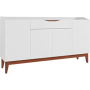 Foto de Mueble P/Tv Alterego Ravena Matisse 50450529 Blanco/Nogal 