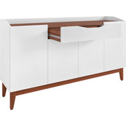 Foto de Mueble P/Tv Alterego Ravena Matisse 50450529 Blanco/Nogal 
