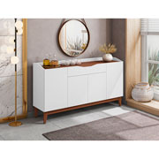 Foto de Mueble P/Tv Alterego Ravena Matisse 50450529 Blanco/Nogal 