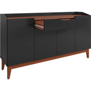 Foto de Mueble P/Tv Alterego Ravena Matisse 50450570 Negro/Nogal 