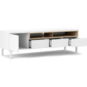 Foto de Mueble P/Tv Alterego Roomers Chicago 9217949Ak Blanco/Roble 