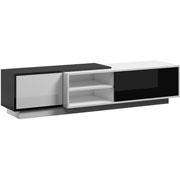 Foto de MUEBLE P/TV ALTEREGO SIGMA HOLI SIGMA-RTV-1A BLANCO/NEGRO 