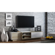 Foto de MUEBLE P/TV ALTEREGO SIGMA HOLI SIGMA-RTV-1D BLANCO/ROBLE 