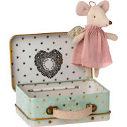 Foto de Muñeco Maileg Angel Mouse Little Sister 