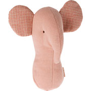 Foto de Muñeco Maileg Lullaby Elephant Rattle Rose 
