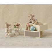 Foto de Muñeco Maileg Royal Twin Mice Litle Sister And Brother Matchbox 