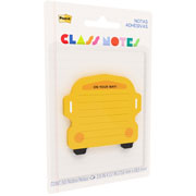 Foto de Notas Adhesivas Post-it Forma de Autobus 2.9x2.7 Pulgadas con 50 Hojas 