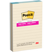 Foto de Notas Adhesivas Post-it Rayadas Neutrality 4x6 Pulgadas con 270 Hojas 