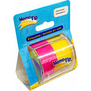 Foto de Notas Autoadheribles Memo Tipo Rollo 2.5cmx10M Varios Colores 