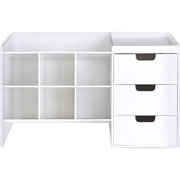 Organizador escritorio Hive Stack 43x29x35cm blanco