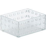 Foto de Organizador Multiusos Lkt Bricks 10.5x14x6.3cm Transparente Blanco 