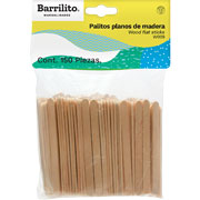 Foto de Palos Planos Barrilito Color Natural 0.7X7.5Cm Con 150 Piezas 