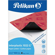 Foto de Papel Carbon Interplastic Pelikan Tamano Carta con 100 Hojas 