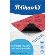 Foto de Papel Carbon Interplastic Pelikan Tamano Oficio con 100 Hojas 