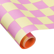 Foto de Papel de Regalo OLE Checkerboard Violet en Rollo 70 cm x 3 m 