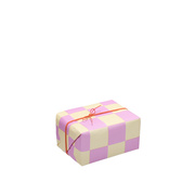 Foto de Papel de Regalo OLE Checkerboard Violet en Rollo 70 cm x 3 m 