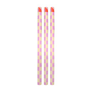 Foto de Papel de Regalo OLE Checkerboard Violet en Rollo 70 cm x 3 m 