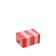 Foto de Papel de Regalo OLE Stripes Red Litchi en Rollo 70 cm x 3 m 