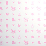 Foto de Papel Fantasía Rollo Unique Paper .70x2 m Little Ones Baby Icons Pink RW3-3347 