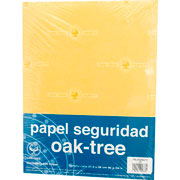 Foto de Papel de Seguridad Oro Tamaño Carta OAK Tree de 90 G