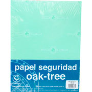 Foto de Papel de Seguridad Verde Oscuro Tamaño Carta OAK Tree de 90 G