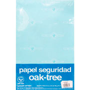 Foto de Papel de Seguridad Azul Oscuro Tamaño Oficio OAK Tree de 90 G