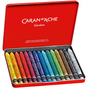 Foto de Pastel de cera Caran D´Ache Neocolor estuche con 15 colores 