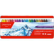 Foto de Pastel de cera Caran D´Ache Neocolor estuche con 30 colores 