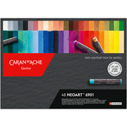 Foto de Pastel en barra graso Caran D´Ache Neoart Wax estuche con 48 colores 