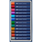 Foto de Pasteles Grasos Faber-Castell Goldfaber Metalicos Set con 12 