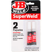 Foto de Pegamento Multiusos Jb Weld Instantaneo Pack Con 2 Piezas De 4gr 