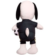 Foto de Peluche Snoopy Color Blanco Uniforme Negro De Seleccion Mexico 