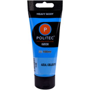 Foto de Pintura Acrilica Politec L-3000 100ml Azul Celeste 3013 