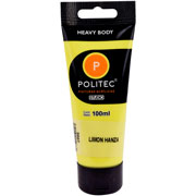 Foto de Pintura Acrilica Politec L-3000 100ml Limon Hanza 3007 