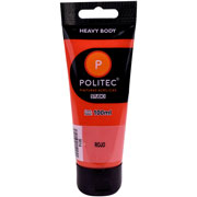 Foto de Pintura Acrilica Politec L-3000 100ml Rojo 3014 