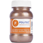 Foto de Pintura Acrilica Politec L/700 Metal 100Ml Bron Perlado 