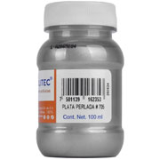 Foto de Pintura Acrilica Politec L/700 Metal 100Ml Plata Perlada 