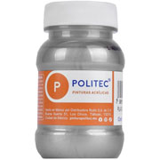 Foto de Pintura Acrilica Politec L/700 Metal 100Ml Plata Perlada 