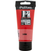 Foto de Pintura Acrílica Politec Carmín L/300 75 ML 