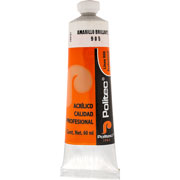 Foto de Pintura Acrílica Politec Amarillo Cadmio Brillante L/900 S-B 60 ML  