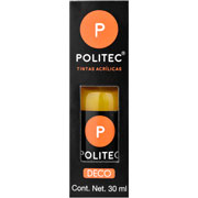 Foto de Pintura Acrílica Politec Tinta Amarillo Claro 30 ML 