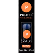 Foto de Pintura Acrílica Politec Tinta Azul Celeste 30 ML 