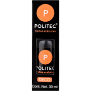Foto de Pintura Acrílica Politec Tinta Negro Intenso 30 ML 