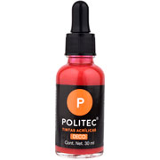 Foto de Pintura Acrílica Politec Tinta Rojo Toluidina 30 ML 