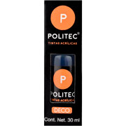 Foto de Pintura Acrílica Politec Tinta Turquesa Oscuro 30 ML 